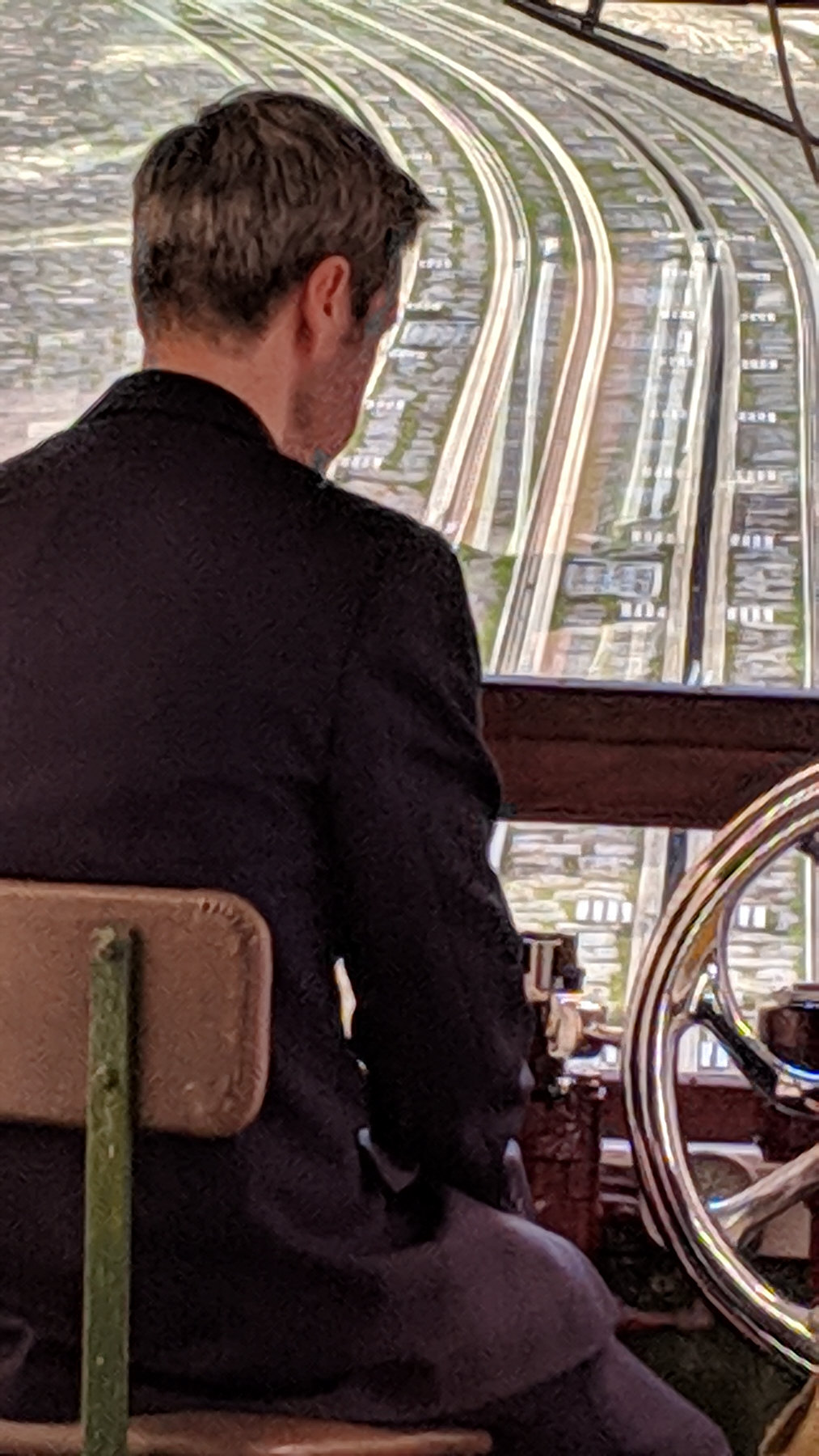 Lisbon funicular railway Ascensor da Gl�ria